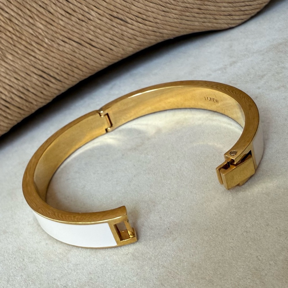 JCrew Enamel bangle bracelet.